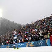 Olympia in Antholz ist Geschichte, der normale Weltcup kehrt zurück. © APA/afp / FRANCK FIFE