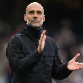 Pep Guardiola wird künftig nicht mehr an der Seitenlinie von Manchester City stehen. © ANSA / GARY OAKLEY