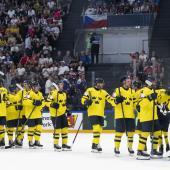 Schweden zog ins Viertelfinale ein. © ANSA / ANTHONY ANEX