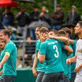 St. Martin Moos (in green) is still fully in the running for promotion to the Landesliga. © AlPa Photography