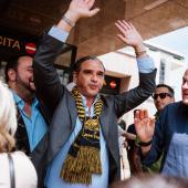 Der gefeierte Mann in Castellammare di Stabia: Alfredo Guerri, neuer Besitzer von Juve Stabia. © Social Media