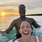 Federica Brignone genoss ihren Urlaub.