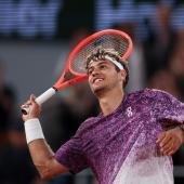 Flavio Cobolli est l'adversaire d'Alexander Zverev en finale de Roland-Garros. © APA/afp / ALAIN JOCARD