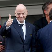 Gianni Infantino drew the ire of the Italians. © ANSA / CHRIS TORRES