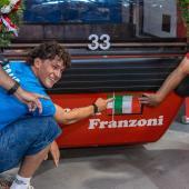 Giovanni Franzoni bei der Gondelübergabe in Kitzbühel. © alpinguin