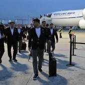 Irans Spieler sind in Mexikko angekommen. © APA/afp / GUILLERMO ARIAS