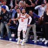 Jalen Brunson steht mit den New York Knicks vor dem  NBA-Titel. © APA / AL BELLO