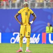 Nilson Angulo aus Ecuador zeigte sich nach dem Spiel frustriert. © ANSA / AMY KONTRAS