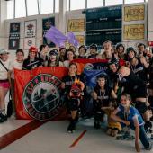 The South Tyrolean roller derby team is celebrating together with Vicenza.
