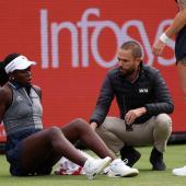 Victoria Mboko hat sich verletzt und verpasst Wimbledon. © APA/afp / ADRIAN DENNIS