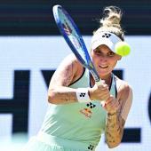 Vondrousova bekam eine lange Sperre aufgebrummt. © APA/afp / TOBIAS SCHWARZ