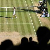 Alexander Zverev befindet sich in Wimbledon auf Erfolgskurs. © APA/afp / KIRILL KUDRYAVTSEV