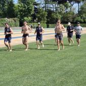Das Speedteam der Azzurri feilt über den Sommer an der Fitness.