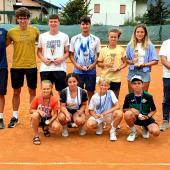 Die Turniersieger und Finalisten beim Turnier in Pergine