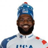 Ein ungewöhnliches Foto: LeBron James im Weltcup? © Instagram / @usbiathlonteam