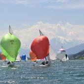 Internationaler Regattasommer am Reschensee.
