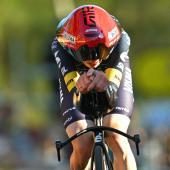 Jonas Vingegaard schnappte sich das Gelbe Trikot. © APA/afp / LOIC VENANCE