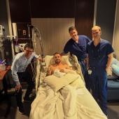 Jordan Henderson nach der Operation.