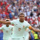 Kylian Mbappé führte Frankreich ins Halbfinale. © APA/afp / ODD ANDERSEN