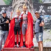 Maria Cristina Nisi und Leonardo Paez dürfen sich Kronplatz-Könige nennen. © Gianvito Coco