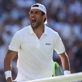 Matteo Berrettini zog in die dritte Runde ein. © ANSA / ADAM VAUGHAN