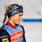 Norwegische Biathletin liebt einen Wintersportler. © juniarnekleiv