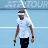 Alexander Zverev ist vor den US Open noch nicht in Top-Form. © APA / EMILEE CHINN