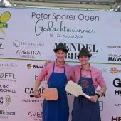 Bei den Sparer Open wird sogar mit Speckbrettln gespielt.