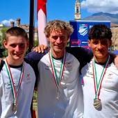 Die Meraner Medaillengewinner in Ivrea.