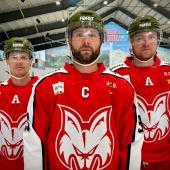 Dieses Trio wird den HC Bozen durch die ICE-Saison führen. © HCB