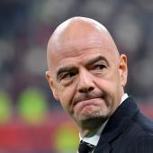 FIFA-Boss Gianni Infantino steht im Kreuzfeuer der Kritik. © APA/afp / GIUSEPPE CACACE