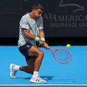 Flavio Cobolli ist in Cincinnati ausgeschieden. © APA / DYLAN BUELL