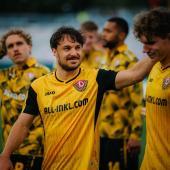 Hat gut lachen: Simon Straudi zog im DFB-Pokal mit Dynamo Dresden eine Runde weiter. © Social Media