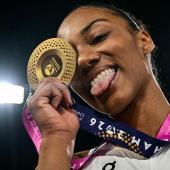 Larissa Iapichino holte Gold im Weitsprung. © APA/afp / BEN STANSALL