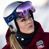 Lindsey Vonn beißt sich zurück. © ANSA / JEAN-CHRISTOPHE BOTT