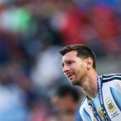 Lionel Messi hat sich mit emotionalen Worten von seinem Vater verabschiedet. © APA/afp / PATRICIA DE MELO MOREIRA