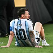 Lionel Messi wird nicht mehr für Argentinien auflaufen. © APA/afp / PAUL ELLIS
