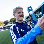 Louis Lemke hat Uwe Seeler als jüngsten HSV-Torschützen der Geschichte abgelöst. © Social Media