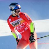 Marco Odermatt muss pausieren. © APA/afp / STEFANO RELLANDINI