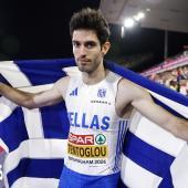 Miltiadis Tentoglou passierte etwas Kurioses. © ANSA / TOLGA AKMEN