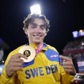 Mondo Duplantis holte ein kurioses EM-Gold. © ANSA / TOLGA AKMEN