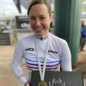 Rad-Sportlerin Anna Oberparleiter.