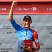 Bastien Tronchon siegte im Sprint. © APA/afp / JOSE JORDAN