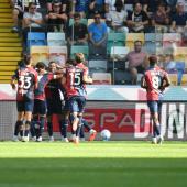 Cagliari steht mit zwölf Punkten ganz vorne in der Serie A. © ANSA / Ettore Griffoni