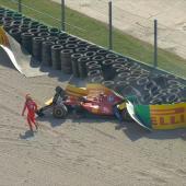 Charles Leclercs Rennen endete nach wenigen Runden. © Screenshot