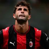 Christian Pulisic kassierte mit Milan eine bittere Pleite. © APA/afp / MARCO BERTORELLO