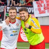Die Leiferer Brüder des FC Südtirol: Simone (links) und Federico Davi.