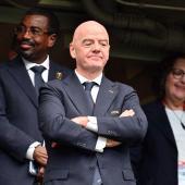 FIFA-Präsident Gianni Infantino steht in der Kritik. © ANSA / SAM WASSON
