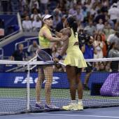 In Top-Form: Elena Rybakina (links) schaltete Coco Gauff aus. © ANSA / CRISTOBAL HERRERA-ULASHKEVICH