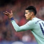James Rodriguez zieht es nach Italien. © AFP / CHRISTOF STACHE